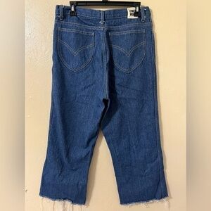 Lykke Wullf Women's Blue High Rise Pockets Straight Denim Cowgirl Jeans